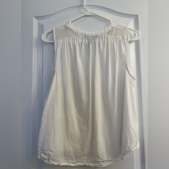 Express White Sleeveless Crop Top Size S - Picture 2 of 4